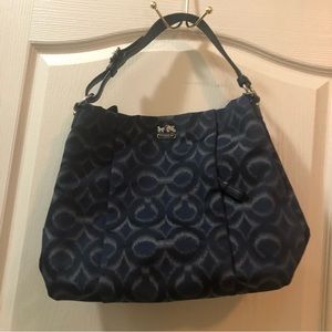 Navy COACH Handbag